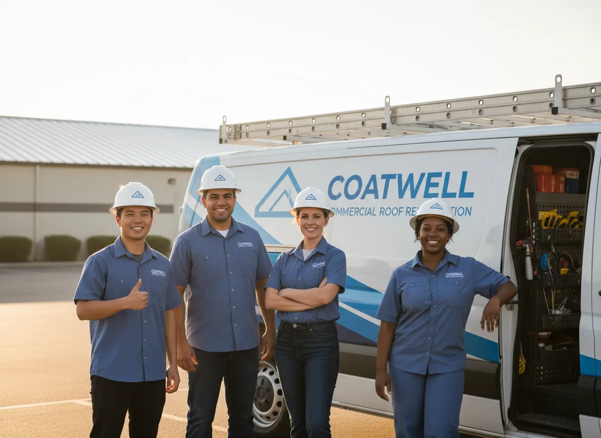 Commercial roof coating company in Pinehurst, TX